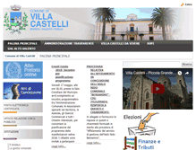 Tablet Screenshot of comune.villacastelli.br.it